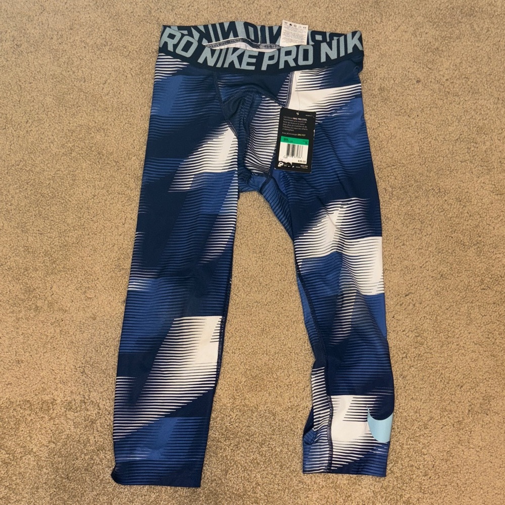 Nike Pro Cool Dri Fit Compression Leggings 3/4 NWT